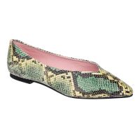 bailarina punta serpiente verde