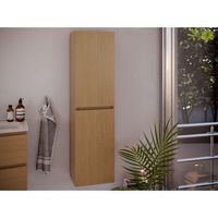 columna de bano kive 2 puertas 150x40x316 cm roble t-bath