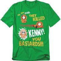 south park camiseta dead kenny para hombre