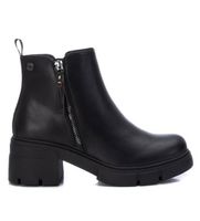 refresh para mujer 17105401-negro botines bajos negro -altura tacon 6cm- 36 5 a 8cm cremallera casual imitacion cuero