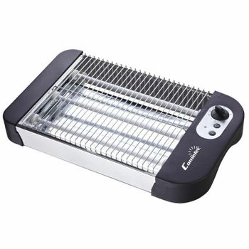 Tostadora COMELEC TP7065 900W Negro Acero Inoxidable Boca Ancha