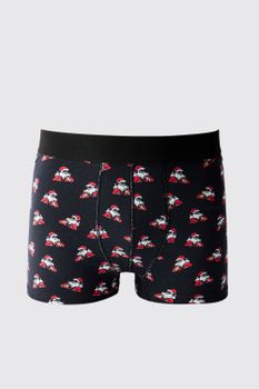 Santa Christmas Boxers, Negro