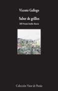 saber de grillos xiii premio emilio alarcos