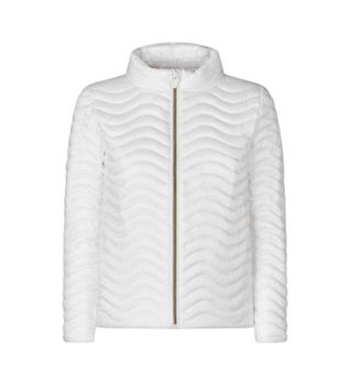 Save The Duck para mujer. D32199W-IRIS20 Abrigo acolchado Pearl blanco (L), Casual, Nylon