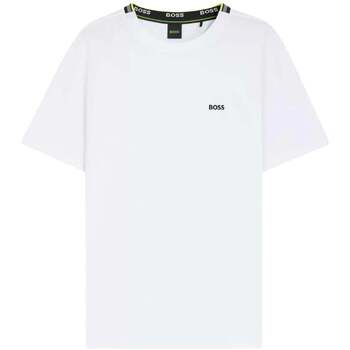 BOSS Camiseta Pique Taddy T-Shirt Open White para hombre