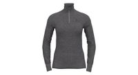 camiseta de manga larga con 1 2 cremallera para mujer odlo active warm eco gris