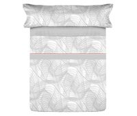 juego sabanas microfibra verano infint gris cama 105cm donegal collections