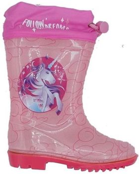 de BUBBLE BOBBLE BOTA DE AGUA UNICORNIO ROSA