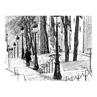 papel pintado 3d - estrellas - montmartre 350x270 cm