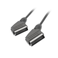 cable scart lanberg ca-eueu-10cc-0018-bk 18m macho a macho negro