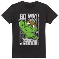 sesame street camiseta go away para hombre