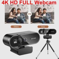 camara web 4k full hd con microfono enfoque automatico camara web de 8mp para windows pc portatil ios macbook camara web externa videollamadas
