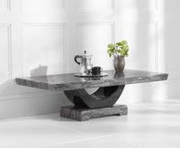 raphael dark grey marble coffee table