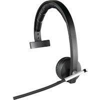 logitech h820e monoaural diadema negro auricular c