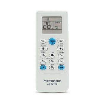 Mando a distancia Metronic 495348 para aire acondicionado universal blanco