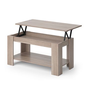 Mesa De Centro Lorenz 100 X 50 Cm Con Función Elevadora Vicco