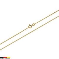 cadena barbada oro de 8 quilates 50cm