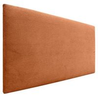 dhome cabecero de pana liso 90x60 camas 8090 - naranja