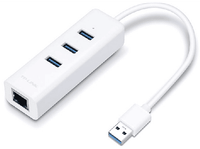adaptador usb - tp-link ue330 30 31 gen 1 type-a 1000mbits color blanco nodo concentrador