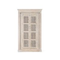 mueble de madera de mango blanco decapado