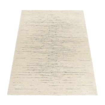 Alfombra moderna Heal crema 80x150 cm