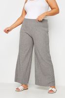 yours pantalon gris ancho mujer curvy y tallas grandes yours