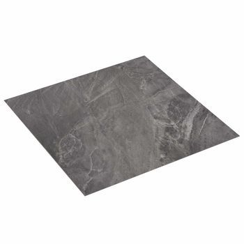 Tablones De Suelo Autoadhesivos Negro 30,5 X 30,5 Cm 20 Uds. Vidaxl