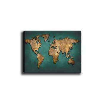 Pintura Decorativa Lienzo Canvas Tablo-116 Multicolor 70x100 Cm