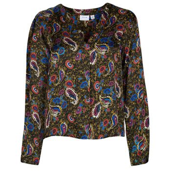 Vila Camisa VISURINA V-NECK L/S TOP/ para mujer