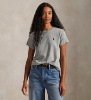 polo ralph lauren para mujer 211b14605030 camiseta classic fit gris xl casual algodon manga corta