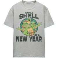 teenage mutant ninja turtles camiseta have a shell of a new year para mujer