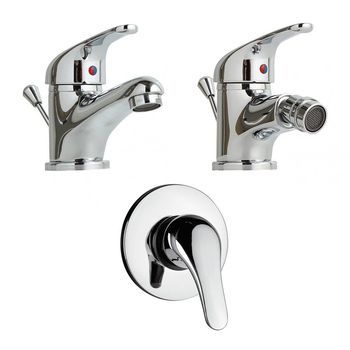 Conjunto De Grifería Para Baño Para Lavabo, Bidé Y Mezclador De Ducha Empotrado | Enter
