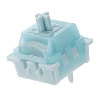 70 interruptores magnéticos lineales EPOMAKER Creamy Jade lubricados de fábrica con difusor de luz y sonido Thocky para teclado magnético