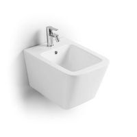 bidet suspendido en ceramica blanca  rock