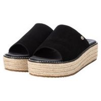 xti deportivas moda zueco con piso yute piel velour para mujer