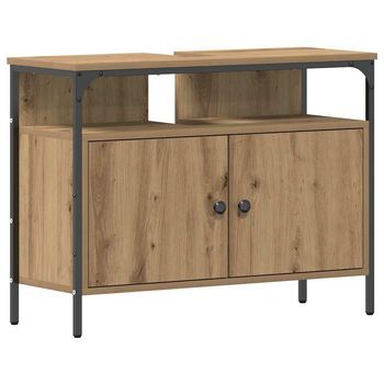 Armario De Lavabo | Gabinete De Lavabo Para Baño Roble Artisan 80 X 30 X 60 Cm