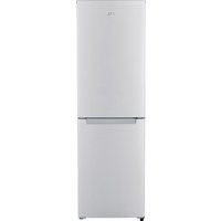 logik lff55s18 5050 fridge freezer - silver silver