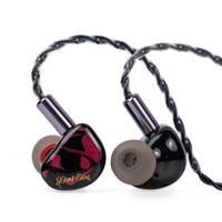 linsoul kiwi ears cadenza 10 mm berilio controlador dinamico iem 3d impreso con enchufe intercambiable desmontable cable iem de 2 pines y 35 mm