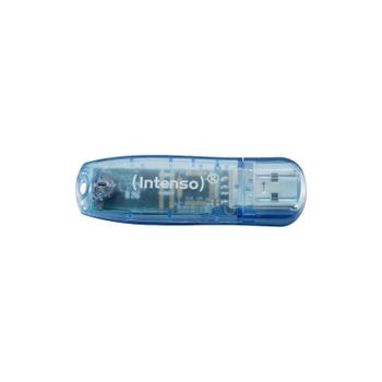Memoria USB Intenso Rainbow Line 4 GB USB 2.0 Azul con Tapa