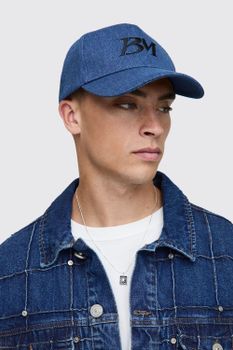 Gorra Vaquera Con Marca, Azul