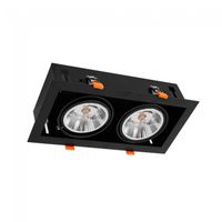 empotrable de techo plaza 2 luces