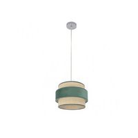 colgante reyes 1xe27 cromonatural-verde regx30x30 cm