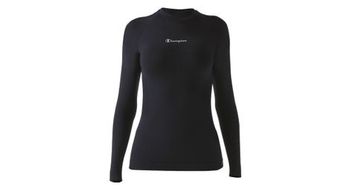 Capainterior de manga larga para mujer champion seamless negro