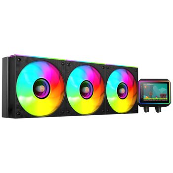 Mars Gaming ML-VISIONII360 Refrigeración Líquida AIO 600W TDP, Pantalla IPS 2,8