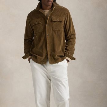 Polo Ralph Lauren Classic-Fit Cotton-Corduroy Shirt - M