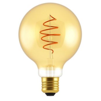 Bombilla led e27 g125 deco spiral 2200k (4.9w)