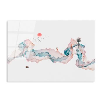 Pintura Vidrio Templado Uv-224 Multicolor 70x100 Cm