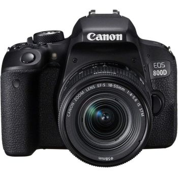 Canon 800D 24MP WiFi/Bluetooth + Objetivo EF-S 18-55mm F4-5,6 IS STM