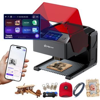 Algolaser Pixi Máquina De Grabado Láser 10w, Portátil E Inteligente Con Pantalla Táctil De 3,5