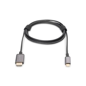 Digitus Cable Adaptador de Vídeo USB-C - HDMI 1.8m UHD 4K / 30 Hz